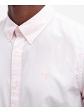 Barbour Poplin Crest Short Sleeve Shirt In Pink - MSH5468P151