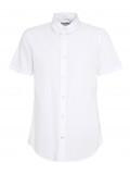 Barbour Poplin Crest Short Sleeve  Shirt In White  - MSH5468WH11