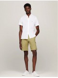 Tommy Hilfiger 1985 Collection Knit Short Sleeve Slim Shirt In White - MW0MW30911YCF