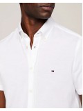 Tommy Hilfiger 1985 Collection Knit Short Sleeve Slim Shirt In White - MW0MW30911YCF