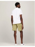 Tommy Hilfiger 1985 Collection Knit Short Sleeve Slim Shirt In White - MW0MW30911YCF