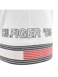 Tommy Hilfiger Crew Neck T-Shirt With Flag Cuff Logo In White - Style MW0MW34430 YBR