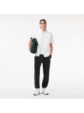 Lacoste Men's Regular Fit Short Sleeve Oxford Shirt In White - CH1917 00