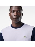 Lacoste Men's Regular Fit Colour Block T-shirt In Light Blue & Navy TH1298 00 X1J