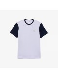 Lacoste Men's Regular Fit Colour Block T-shirt In Light Blue & Navy TH1298 00 X1J