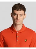 Lyle & Scott Plain Polo Shirt In Gala Red - SP400VOG Z799