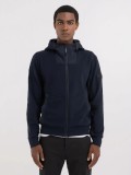 Replay Navy Blue Full Zip  Technical Fabric hoodie - M6830 .000.23655