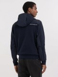 Replay Navy Blue Full Zip  Technical Fabric hoodie - M6830 .000.23655