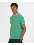 Barbour Washed Sports Pique Polo Shirt In Dusty Mint - MML1127GN45