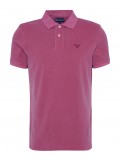 Barbour Washed Sports Pique Polo Shirt In Pink Salt - MML1127PI15