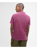 Barbour Washed Sports Pique Polo Shirt In Pink Salt - MML1127PI15