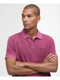 Barbour Washed Sports Pique Polo Shirt In Pink Salt - MML1127PI15