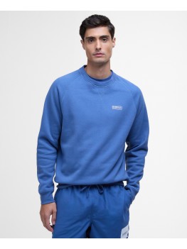 Barbour International Essential Sweatshirt In North Blue Sea - MOL0088BL71