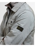 Barbour International Inline Overshirt In Oyster Grey - MOS0386GY55