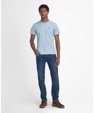 Barbour Essential Sports Crew Neck  T Shirt In Blue - MTS0331BL33