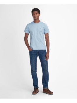 Barbour Essential Sports Crew Neck  T Shirt In Blue - MTS0331BL33