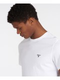 Barbour Essential Sports Crew Neck  T Shirt In White - MTS0331WH11