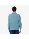 Lacoste Zip-Up High Neck Interlock Sweatshirt In Blue - SH1927 -HD9