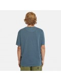 Timberland Men's Garment T Shirt In Blue - TB 0A5YAY 433