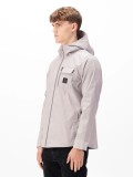 Luke 1977 Nepal Grey Zip Through Hooded Jacket In Putty - M750758